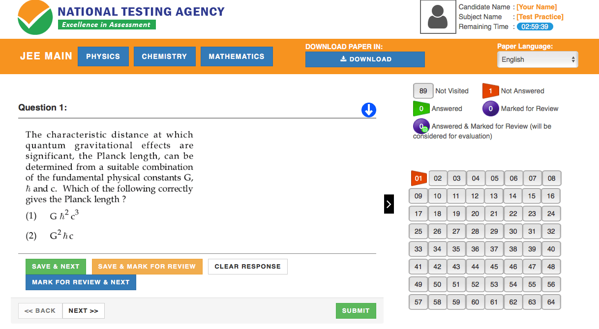 You are currently viewing Tips for Preparation of JEE Test